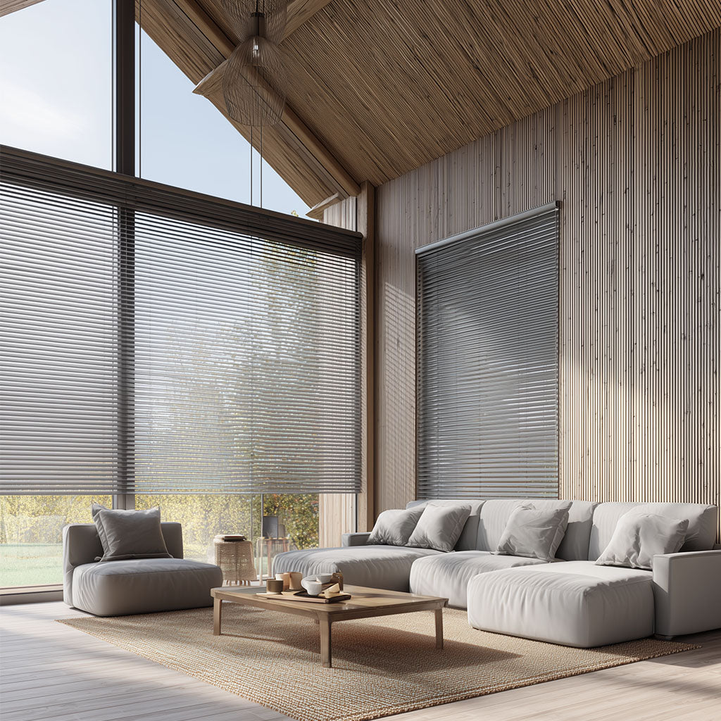 Grey Aluminium Venetian Blind