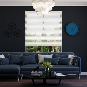 Timber-look Nova Blinds Standard Antique White - 1788687792