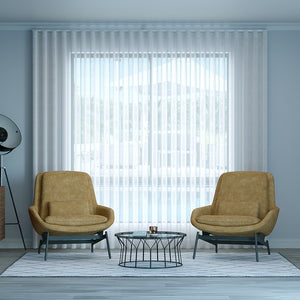 Curtains Martinique Sheer Snow - 1734669590