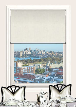 Double Roller Blinds Cai Blockout Oyster - 1786536353