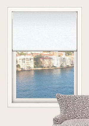 Double Roller Blinds Cai Blockout Porcellin - 1785631626