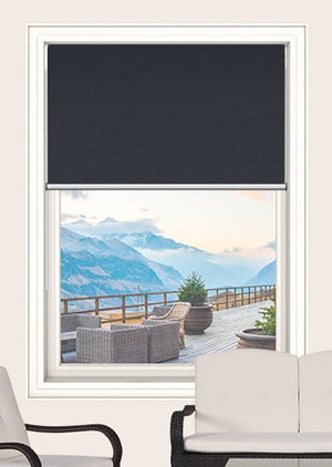 Double Roller Blinds Elite Blockout Coal - 1756384048