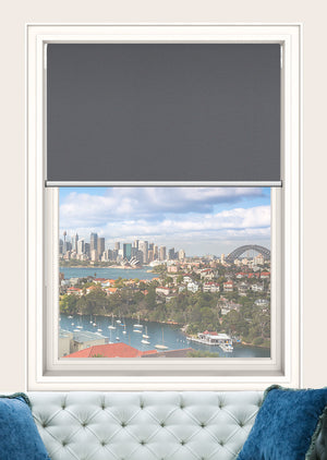 Double Roller Blinds Elite Blockout Concrete - 1789370331
