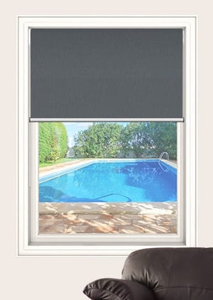 Double Roller Blinds Madrid Blockout Baltic - 1789290341