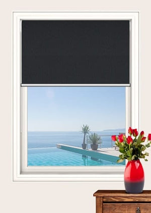 Double Roller Blinds Madrid Blockout Lava - 1741060398