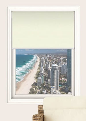 Double Roller Blinds Madrid Blockout Limestone - 1781247062