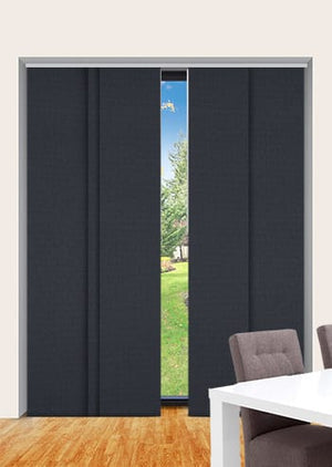 Panel Glide Blinds Elite Blockout Coal - 1789387600
