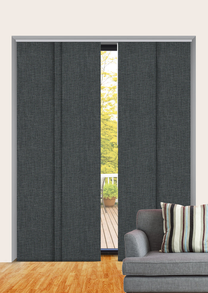 Panel Blinds James Blockout Granite Panel Glide Blinds – Half Price Blinds