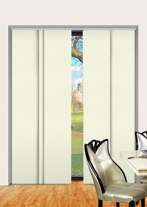 Panel Glide Blinds Madrid Blockout Limestone - 1791886127
