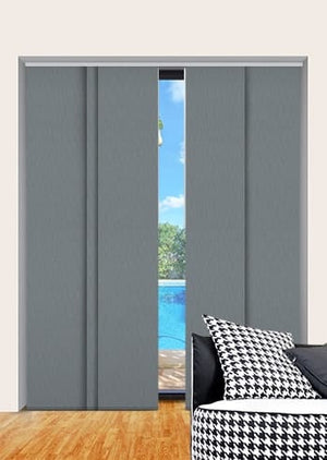 Panel Glide Blinds Madrid Blockout Slate - 1781229228