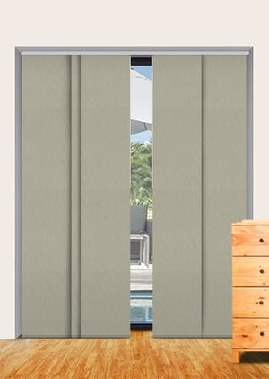 Panel Glide Blinds Madrid Blockout Truffle - 1791517351