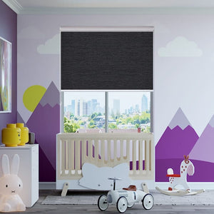 Roller Blinds Balmoral Blockout Jet - 1756335796