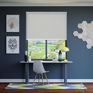 Lite Roller Blinds Bunker Bay Blockout Pumice - 1785581049