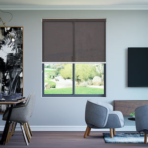 Roller Blinds Clearscreen Bronze Grey - 1781663681