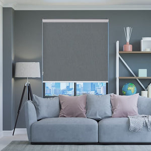 Lite Roller Blinds Madrid Blockout Slate - 1789083185