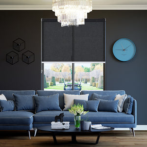 Roller Blinds Masserati Sunscreen Black - 1781140056