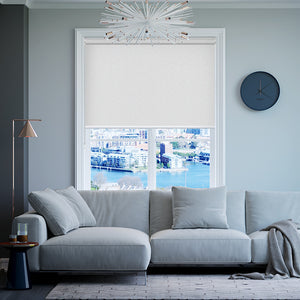 Roller Blinds Paris Blockout Black White - 1789451966