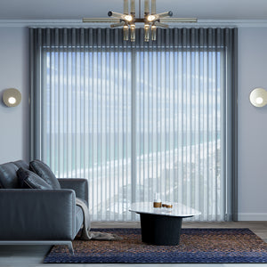 Curtains Stockholm Sheer All Black - 1780986369