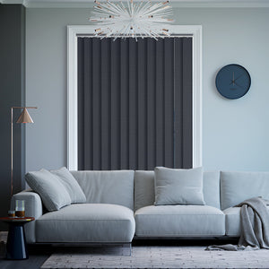 Vertical Blinds Elite Blockout Coal - 1789431129