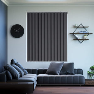 Vertical Blinds St Clair Dimout Charcoal - 1740638118