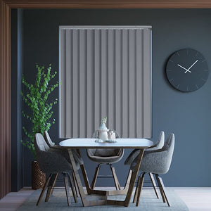 Vertical Blinds St Clair Dimout Metal Grey - 1781681991