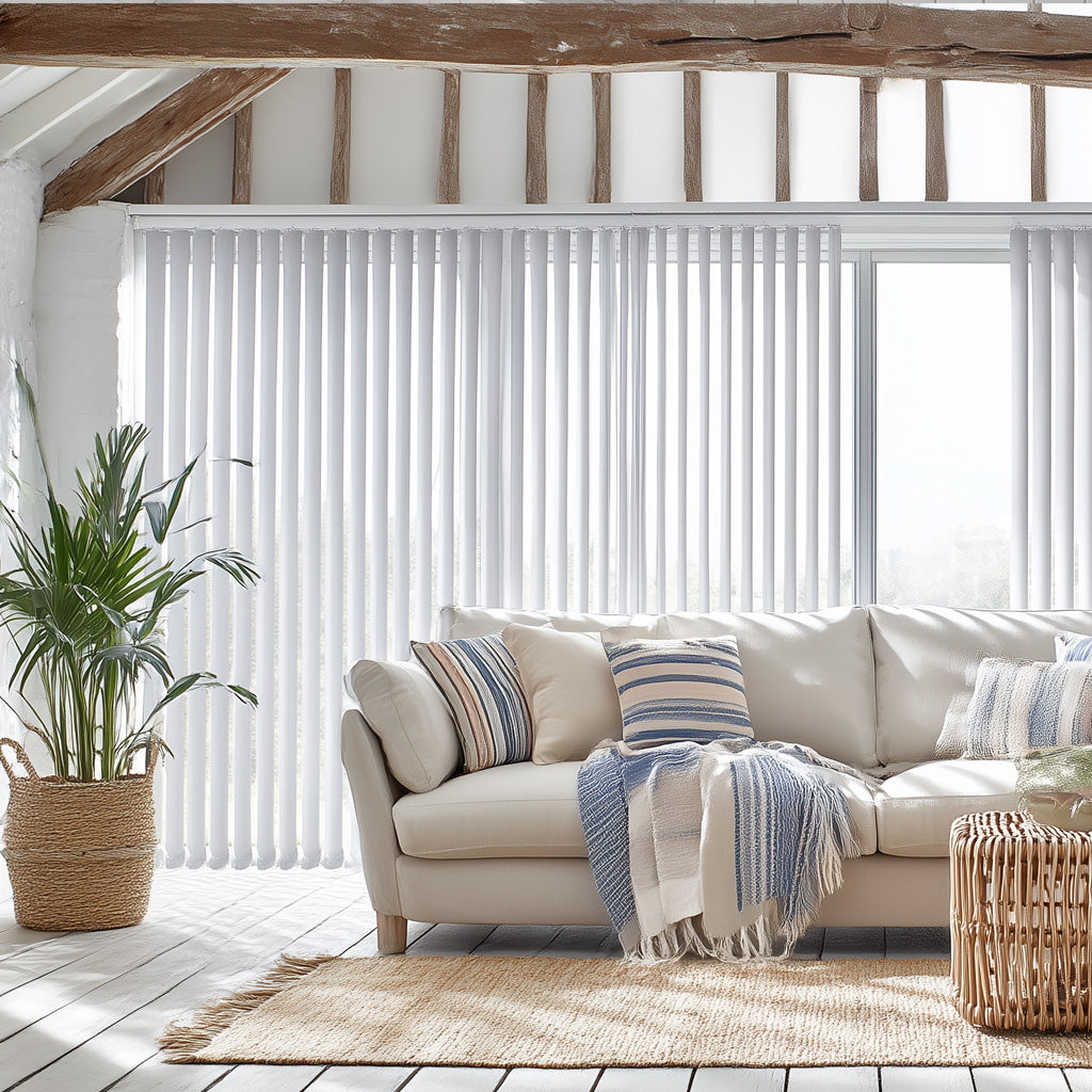White Vertical Blinds