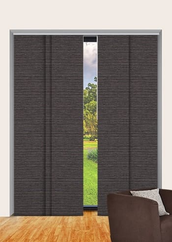 Balmoral Blockout Bourneville Panel Glide Blinds – Half Price Blinds