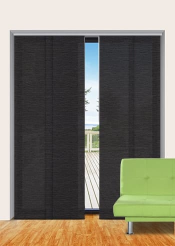 Monte Carlo Translucent Gravel Panel Glide Blinds – Half Price Blinds