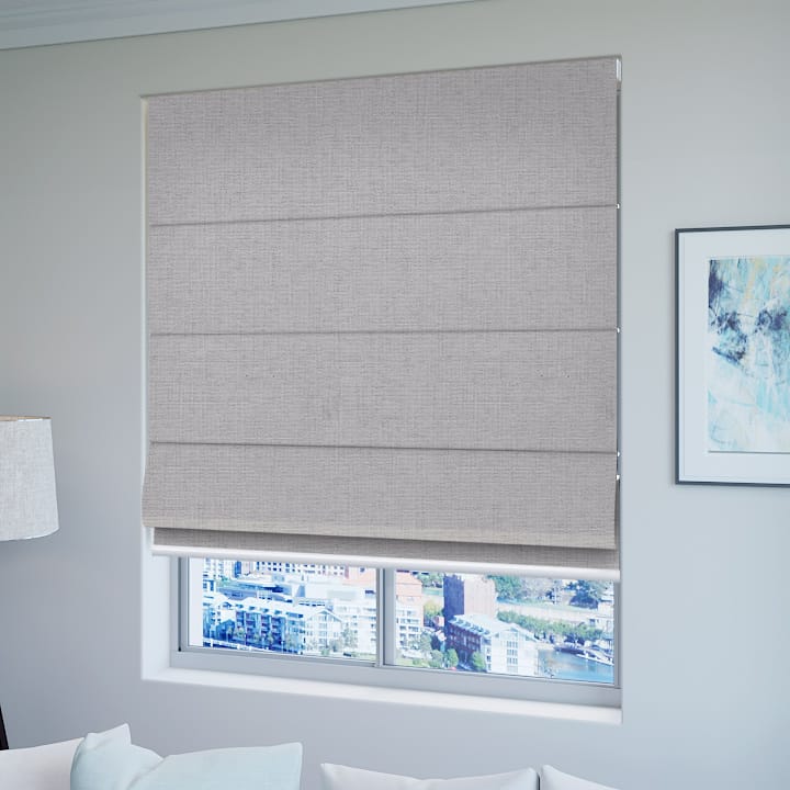 Cai Blockout Chiffon Roman Blinds – Half Price Blinds